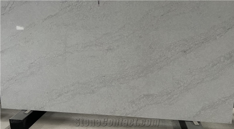 China Popular Silver Grey Quartz Cement Concrete Finish