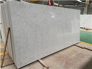 Hot Selling White Quartz With Cement Concrete Finish