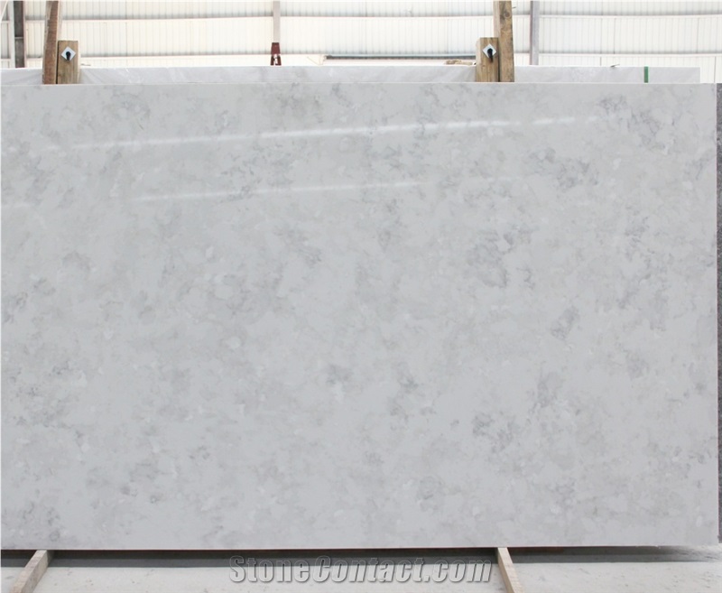 Popular White Quartz Cement Concrete Finish