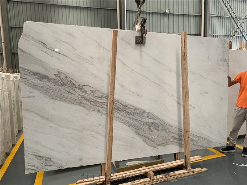 China Glorious White Marble Large Slabs