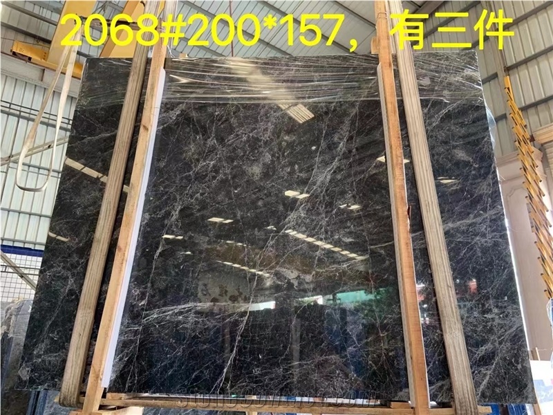 Good Quality Hermes Grey Marble Slab In Large Stocks