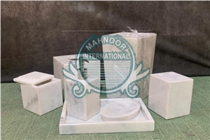 MI -B-25 Marble Dispenser,Toothbrush Holder,Bathroom Tumbler