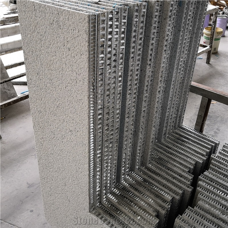 Lightweight Travertine Veneer Aluminum Honeycomb Backed Stone Panel