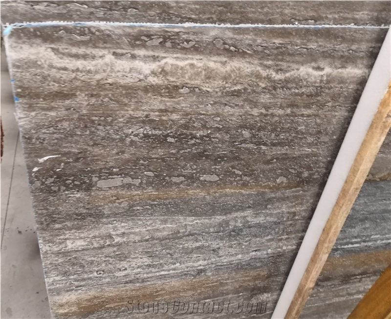 Silver Travertine Lightweight Stone Panel For Extenal Wall