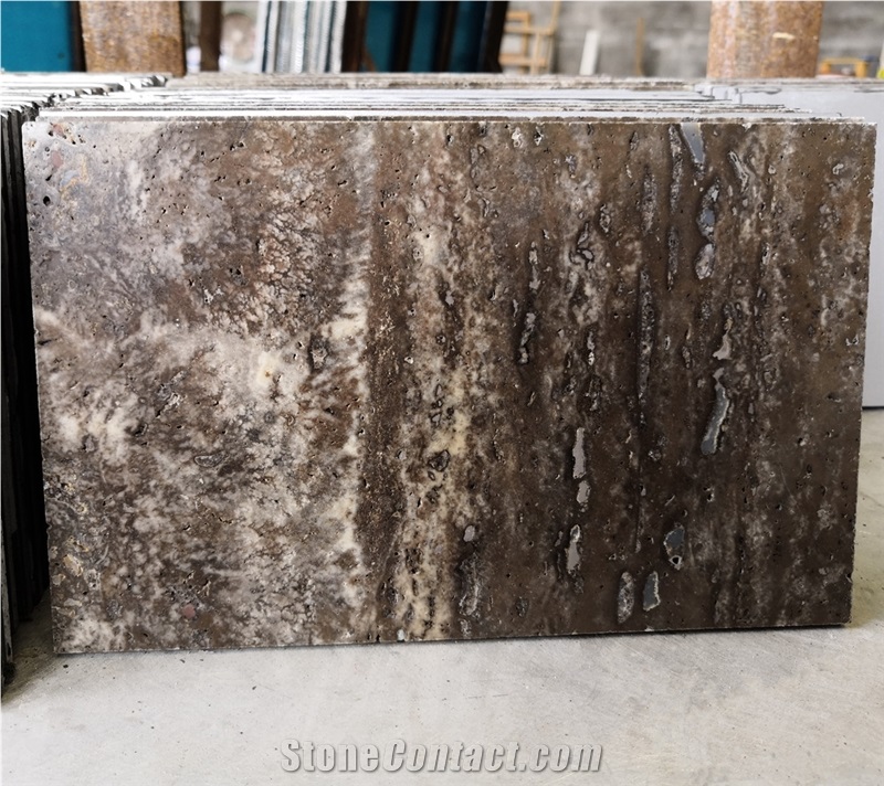 Silver Travertine Lightweight Stone Panel For Extenal Wall
