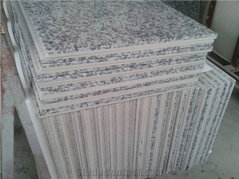 White Marble Laminated With Ceramic Used For External Wall