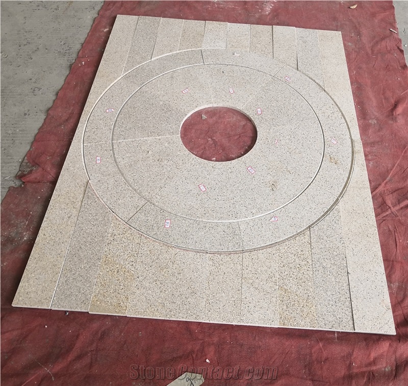 High Quality Natural Granite Slabs Rust Tile Used For Pool