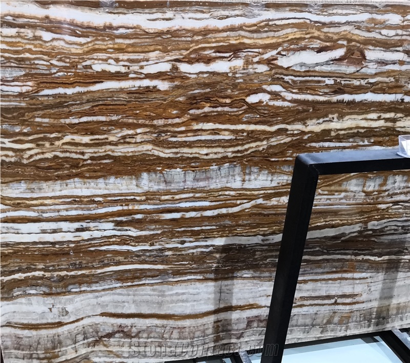 Translucent Picasso Red Onyx For Internal Wall