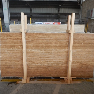 Noce Travertine Vein Cut Slabs, Tiles