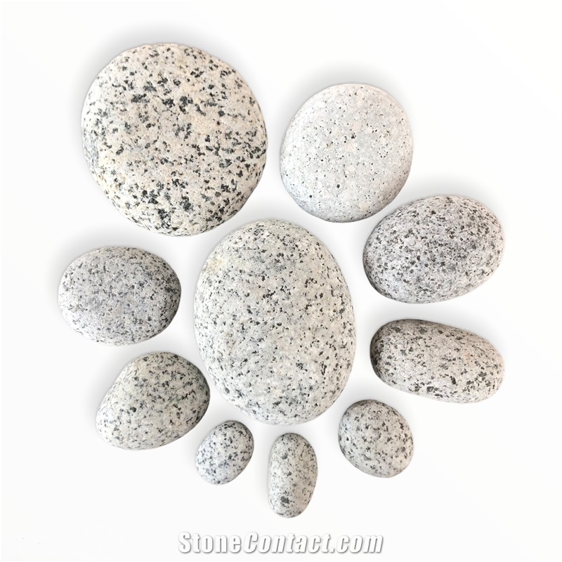 Salt & Pepper Granite Beach Pebbles