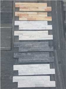 Full Color Z Shape Design Stone Wall