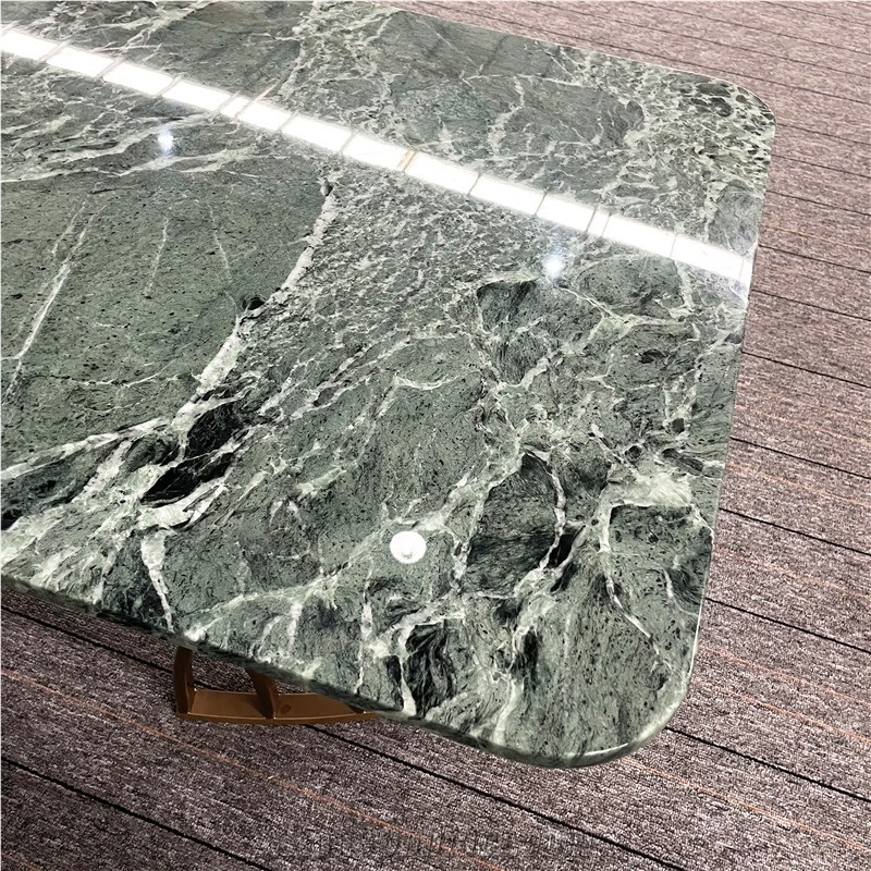Luxury Green Marble Coffee Table For Living Room Furnitures