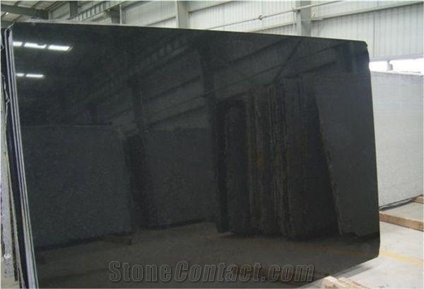 China Absolute Black Granite Slabs, Granite Wall Tiles