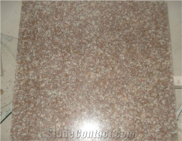 Popular Granite Of Polished Peach Blossom Red Granite Tiles