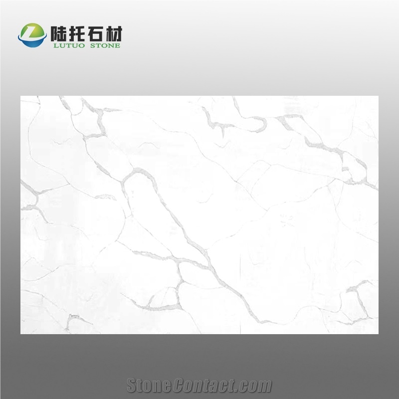 Chinese Wholesale Of Stock Quartz Slab Cararra White Quartz