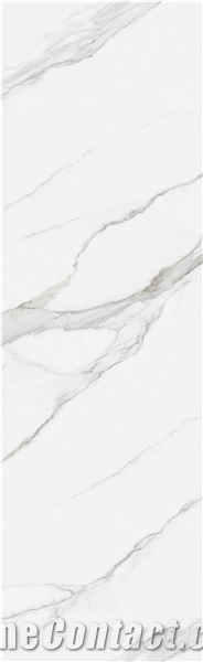 Bianco Calacatta White Sintered Stone Slabs