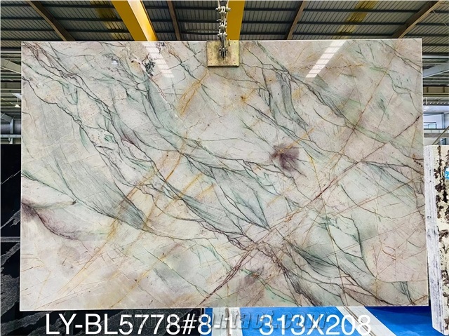 High Quality Polished  Aurora Borealis Quartzite Tiles Floor