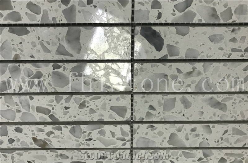 Terrazzo Mosaic New Trend Floor Tile Rectangular Mosaic