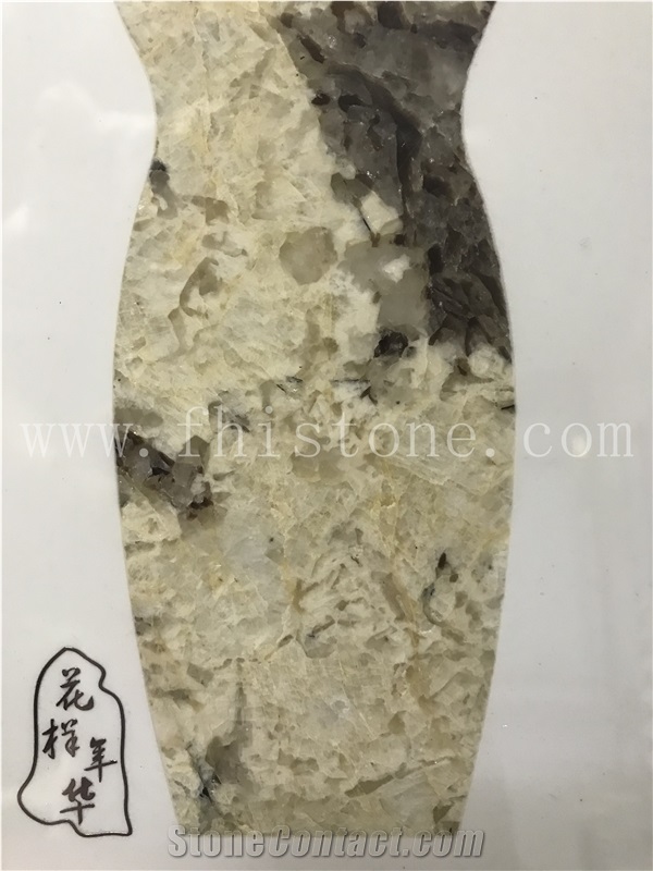 Pandora Granite Carved Waterjet Stone Painting Cheongsam