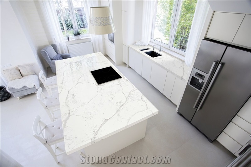 New Design Quartz Slabs For Kitchen Countertops