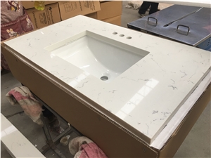 Quartz Stone Bathroom Vanity Basin