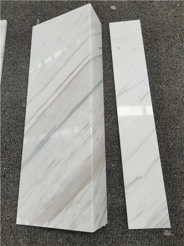 Bianco Monte Marble White Luxury Stone Step Stairs Threshold