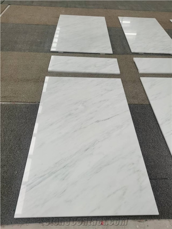 Bianco Statuario Carrara White Marble Slabs Tiles Wall