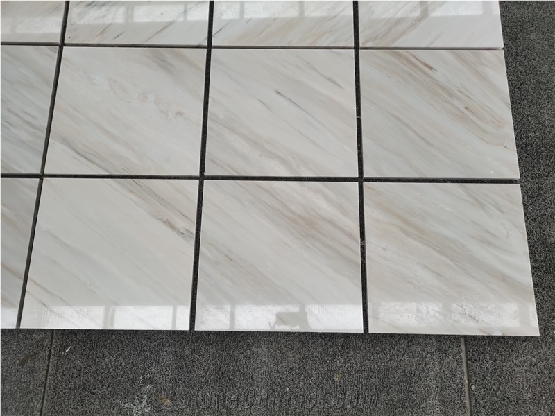 China Marble White Sands Marble Polished Slabs Floor Tiles