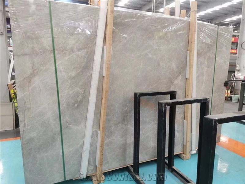 Cloud Grey Turkish Natural Stone Material Slabs For Flooring