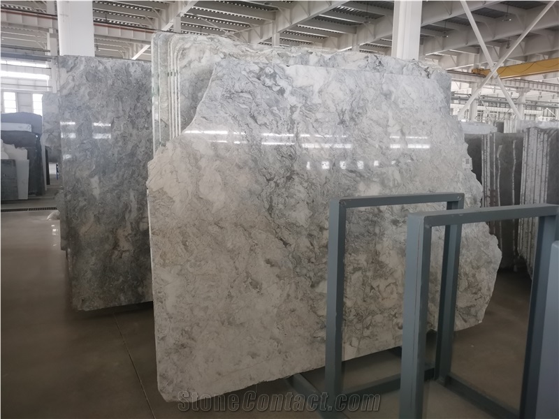 Fantasy White Marble Slabs For Flooring Walling Popular