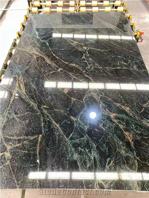 Green Marble Luxury Slabs Floor Wall