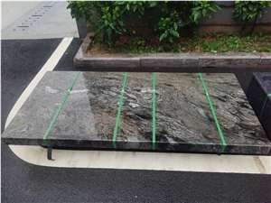 Restaurant Table Tops Marble Rectangle Stone Cafe Tables