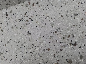 China Light Grey Terrazzo High Quality Wall Polish