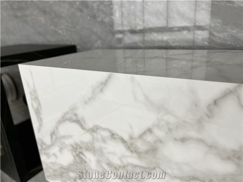 Hot Statuario Sintered Stone Table Top High Quality
