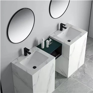 Artificial Stone Sintered Stone Bathroom Vanity Tops