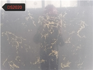 Black Quartz Slabs With Good Quality
