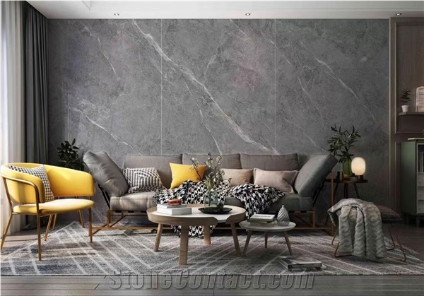 TOP SALE Chinese Modern Grey Sintered Stone For Wall Decors