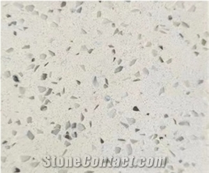White Grey Cement Terrazzo Personalized Aggregate Tile