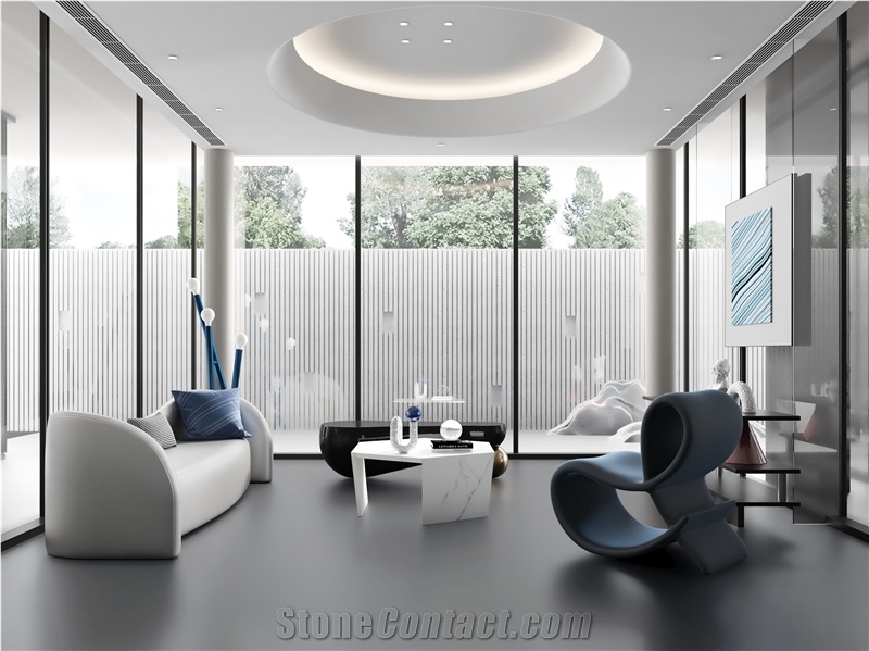 Sintered Stone Mondrian Grey For Bathroom Design Flooring