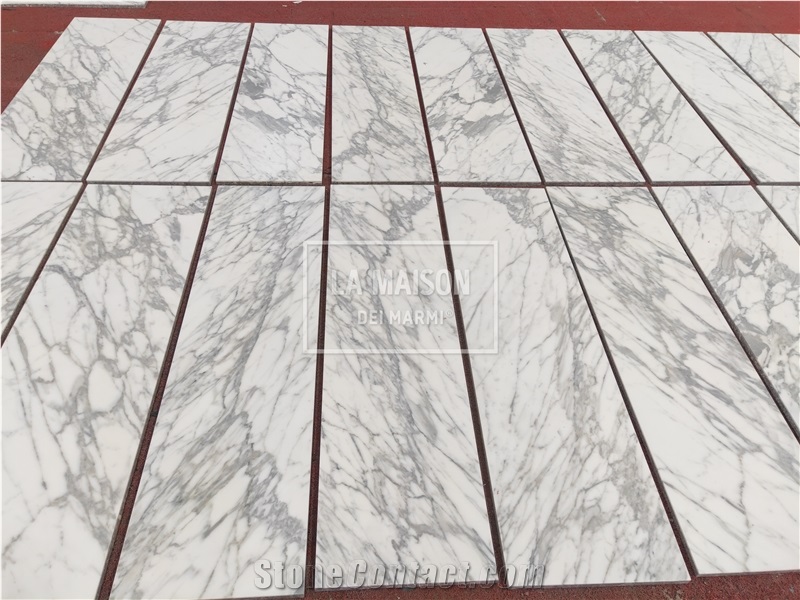 Statuario Marble Laminated Composite Granite For Floor/Wall