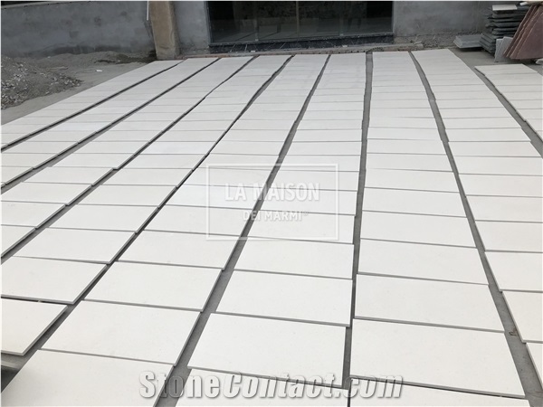 White Limestone For Indoor And Outdoor Wall Or Floor Tiles