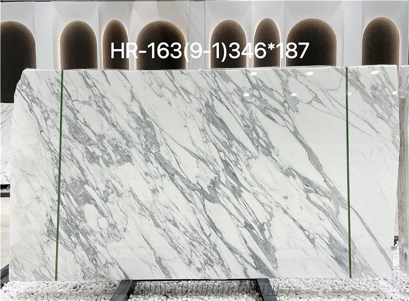 Luxury White Italy Marble Tile Slab Wall Background Flooring