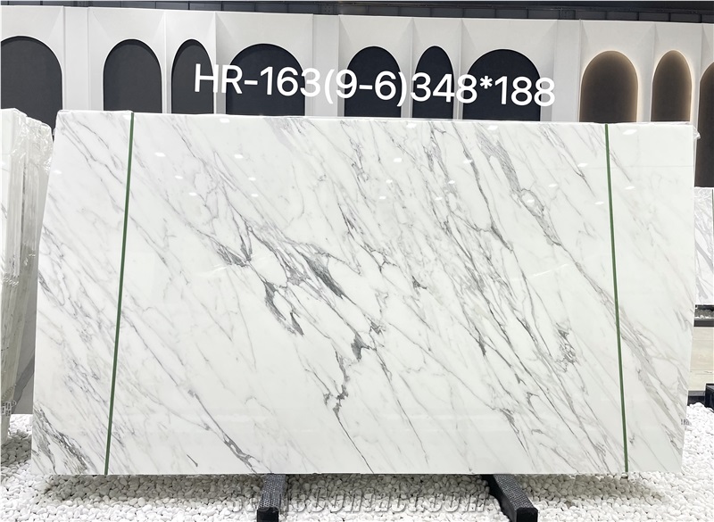 Luxury White Italy Marble Tile Slab Wall Background Flooring