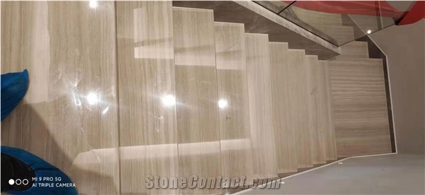 Wood Grain Italy Natural Marble Serpeggiante For Doceration