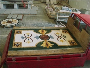 Marble Waterjet Medallions