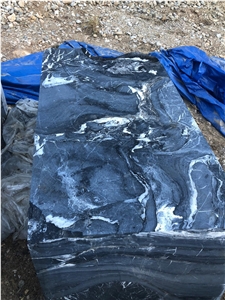 Black Mamba Marble, Black Crocodile Marble, Black Fate Marble Blocks