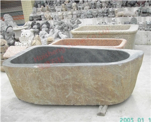 Natural River Stone Bath Tub