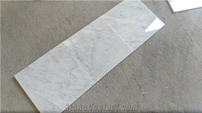 White Carrara Cd Marble Tiles 305X305X10 MM