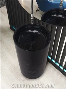 Cheap Black Marble Bathroom Stone Basins & Bowls