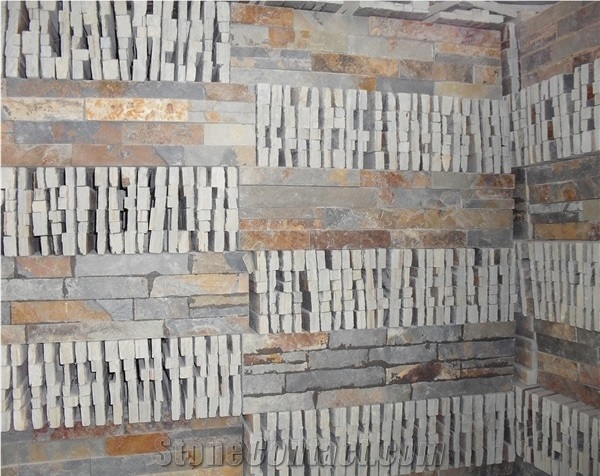 China Rusty Slate Cultured Stone,Veneer Panel